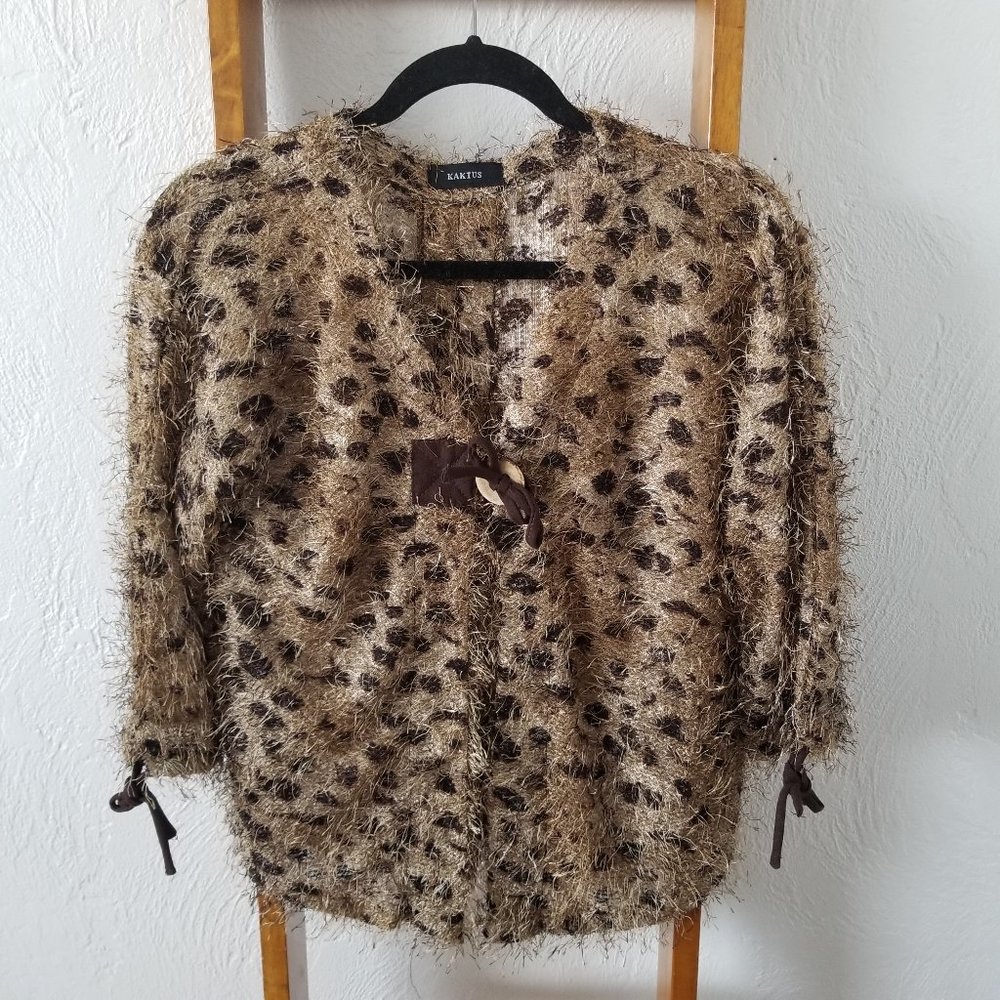 Animal Print Sweater